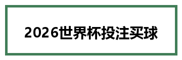 2026世界杯投注买球
